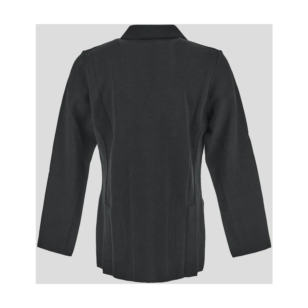 Lardini Dubbel-Breasted Gebreid Jack van Wol Gray Heren