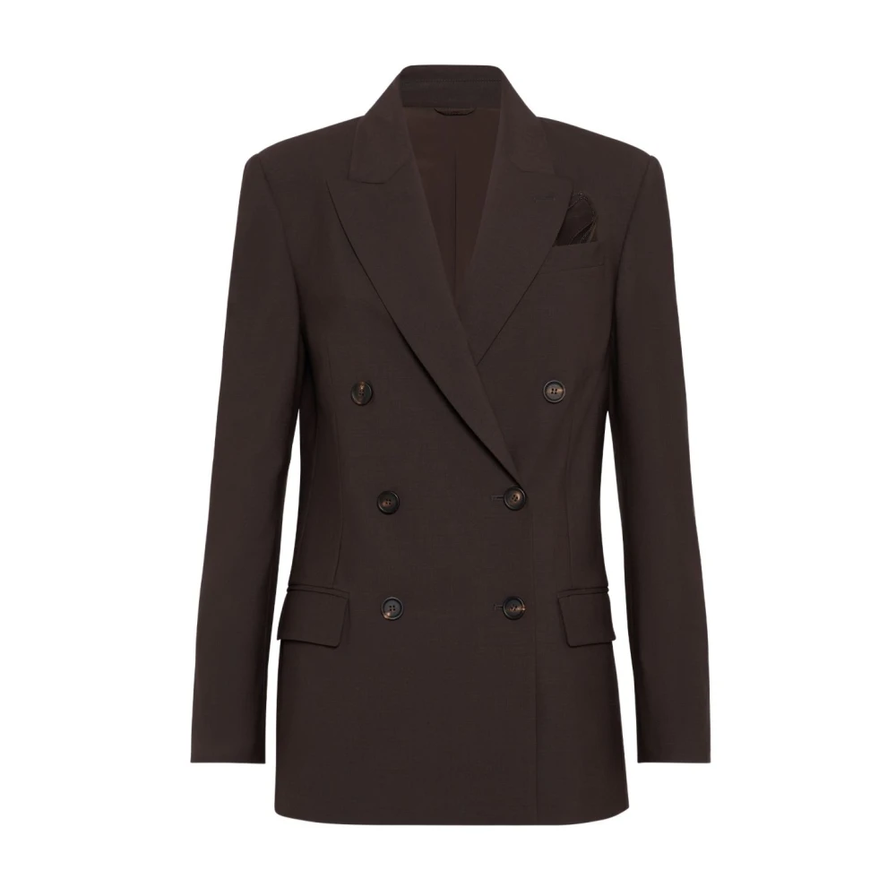 Jackets > Blazers - - Brunello Cucinelli - Modalova