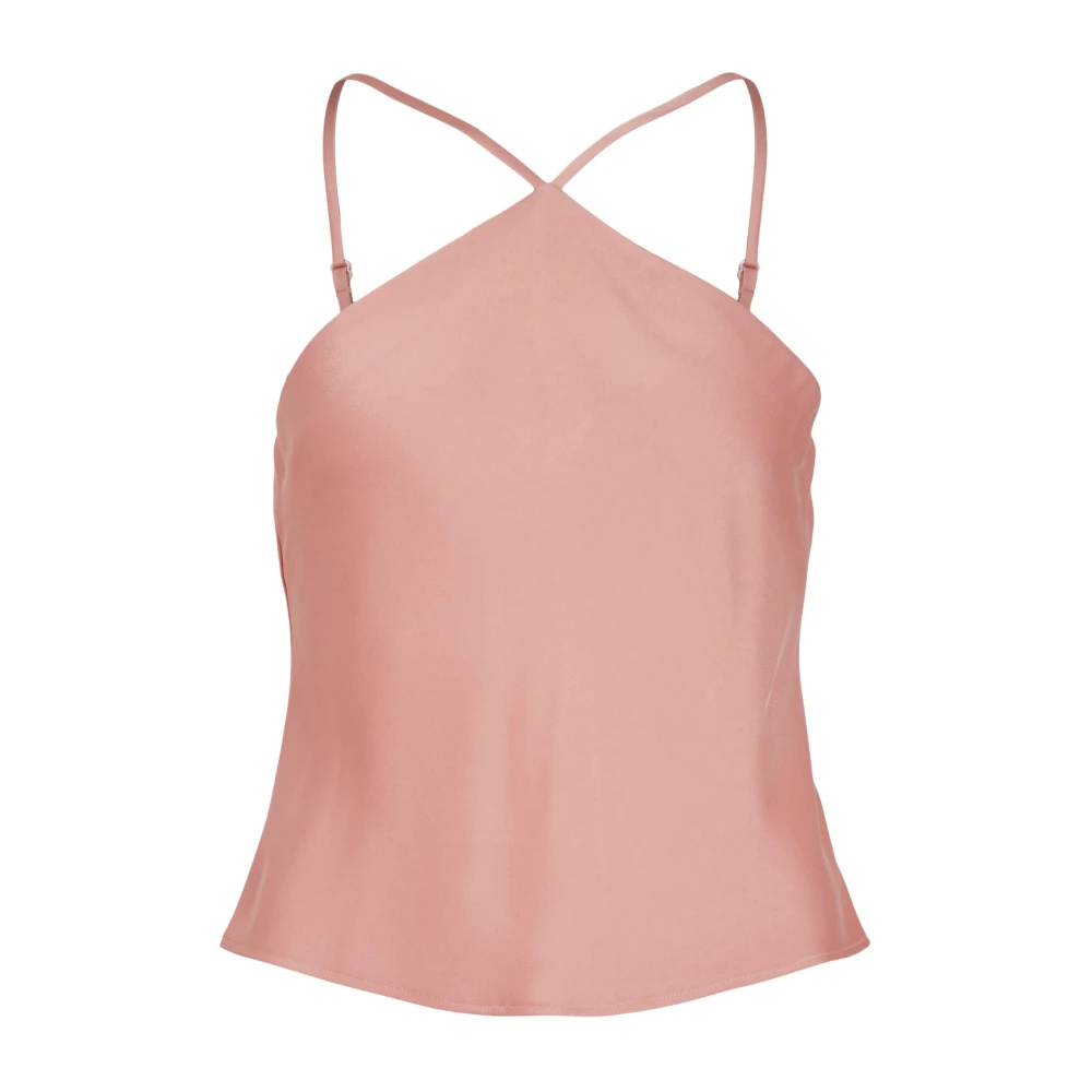 Vila Stijlvolle Dames Singlet Top Pink Dames