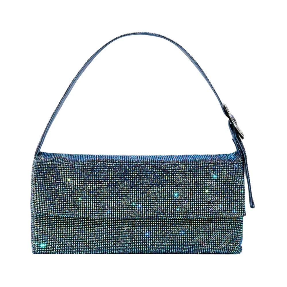 Benedetta Bruzziches Blauwe Kristal Vitty La Grande Tas Blue Dames