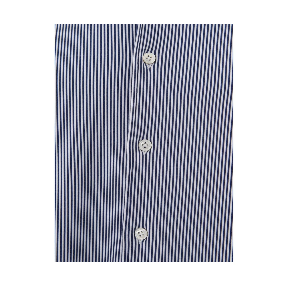 Lardini Elegante Multicolor Overhemd Blue Heren
