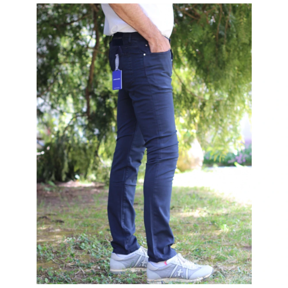 Jacob Cohën Denim Jeans met katoen en lyocell mix Blue Heren