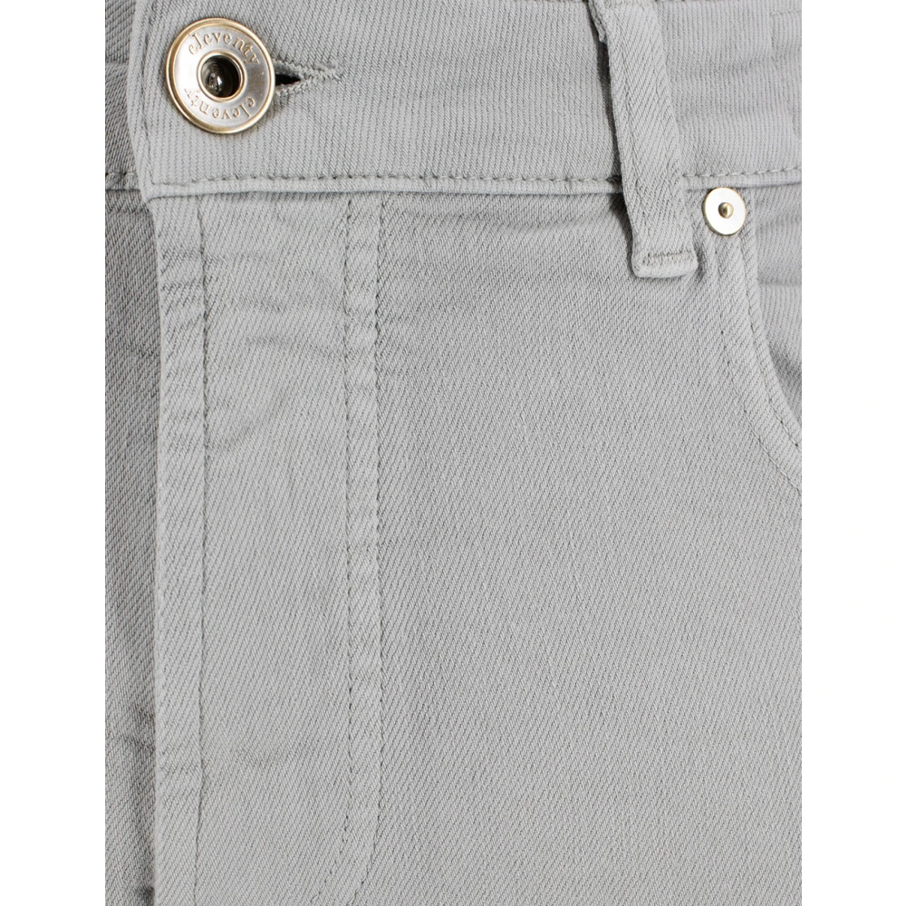 Eleventy Regular-Fit Broek met Zakken en Sluiting Green Heren