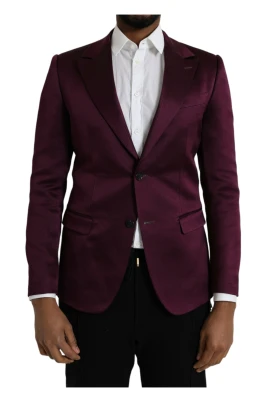 Silk Single Breasted Coat Blazer