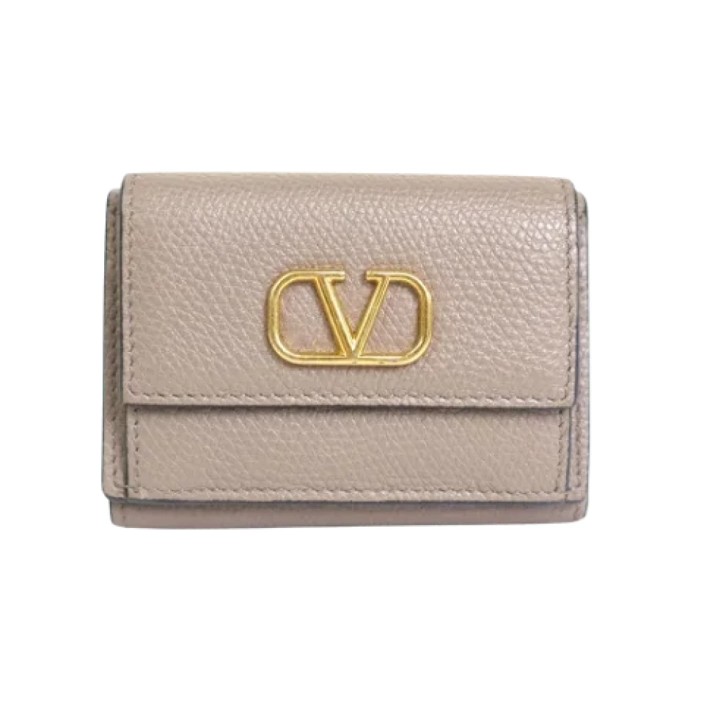 Valentino Vintage Pre-owned Leather wallets Pink Dames