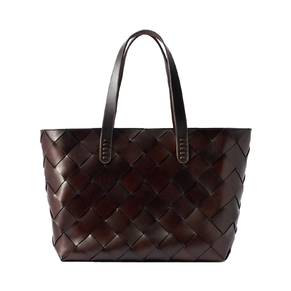 Dragon Diffusion Stijlvolle leren handtas voor vrouwen Brown Dames