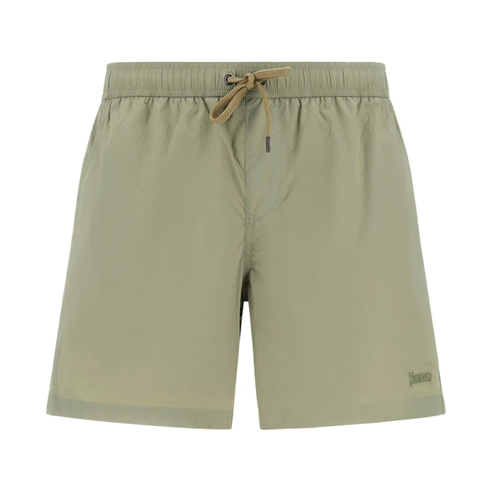 Herno Uomo Verde - Pantaloncini Da Bagno Con Coulisse - Swimwear - L