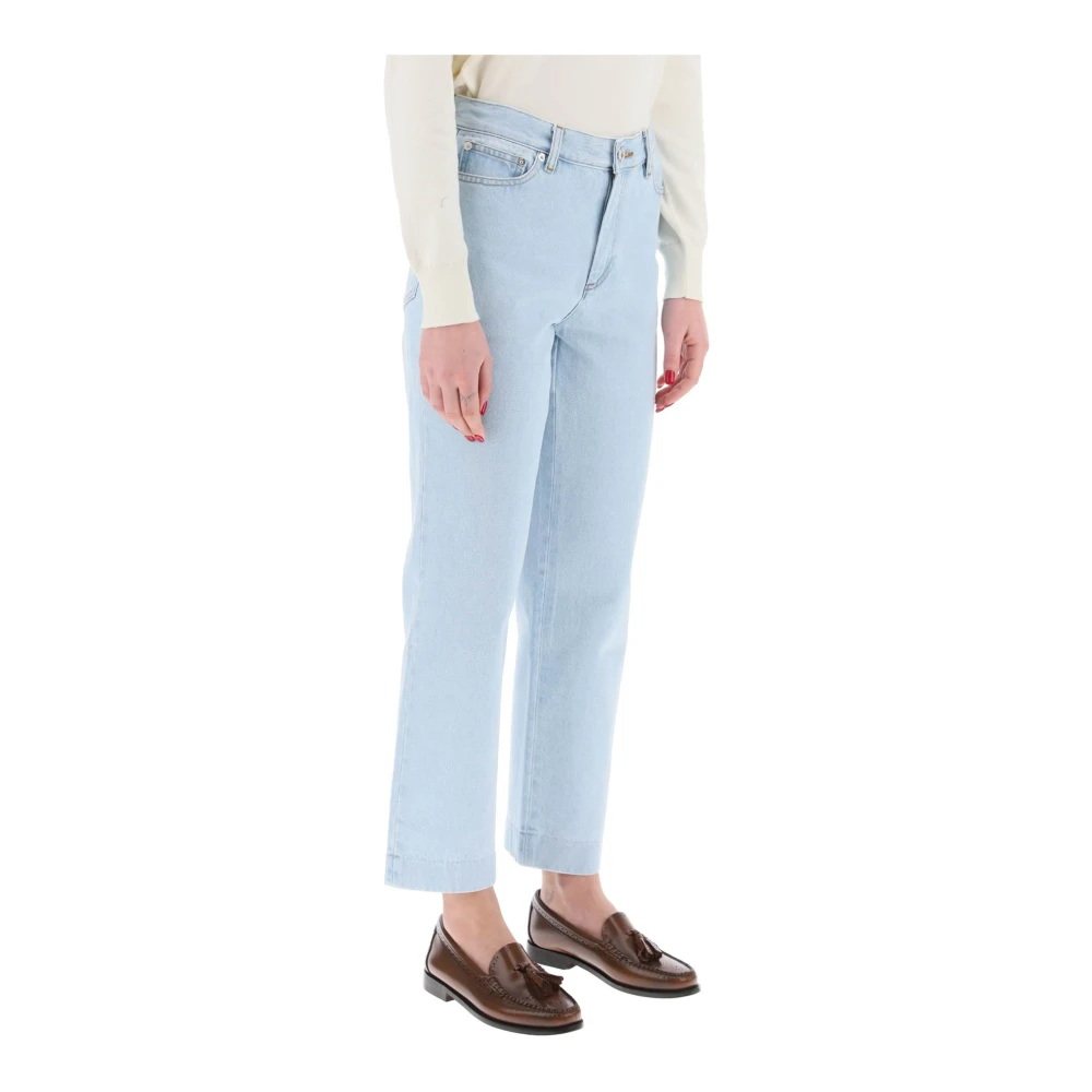A.p.c. Straight Jeans Blue Dames