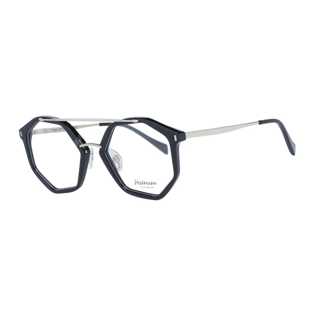 Ana Hickmann Zwarte Aviator Optische Frames met Demo Lenzen Black Dames