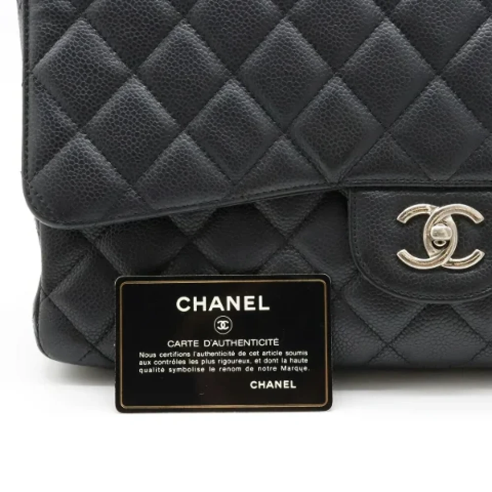 Chanel Vintage Pre-owned Leather chanel-bags Black Dames