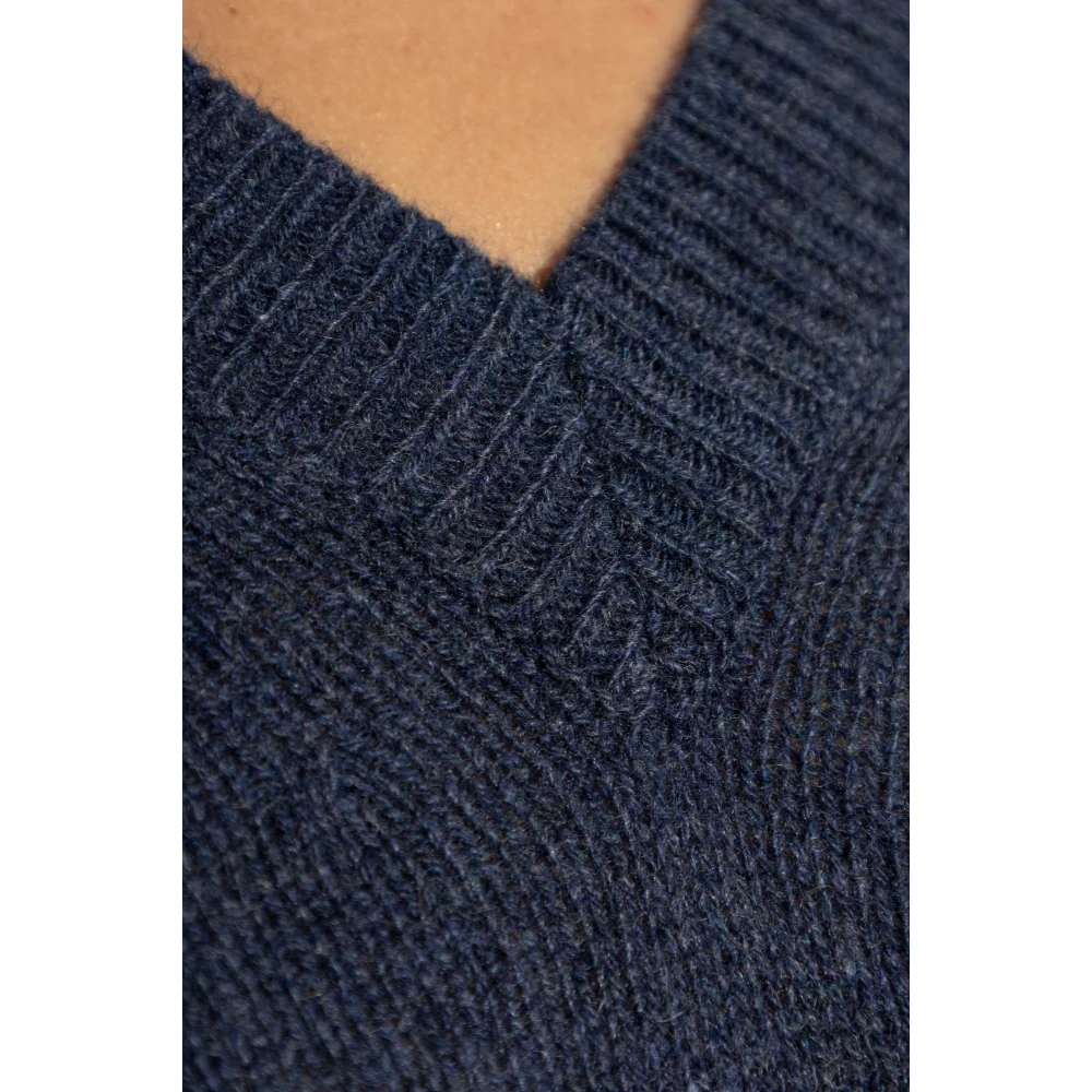 ETRO V-hals trui Blue Dames