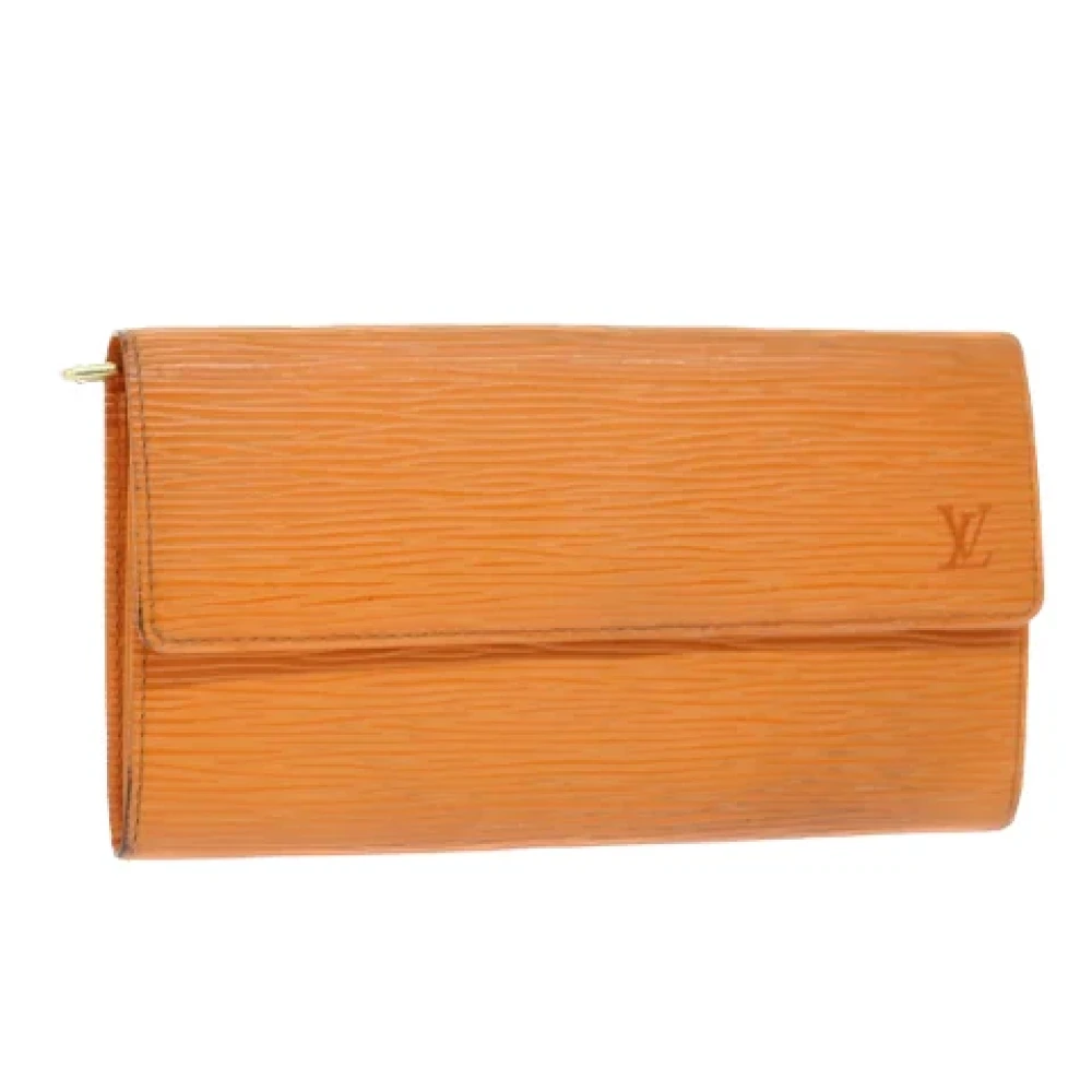 Louis Vuitton Vintage Pre-owned Läder plnbcker Orange, Dam