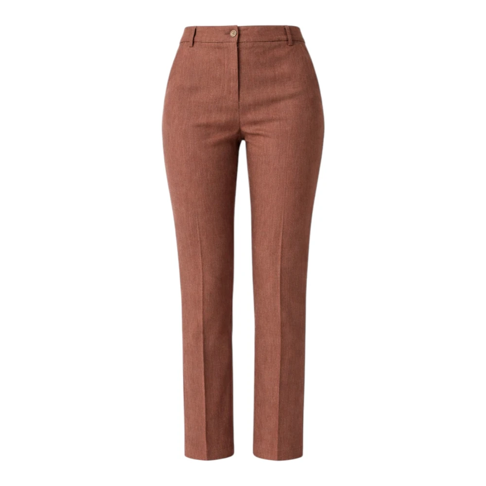 Pinko Donna Marrone Pantaloni, L, New,