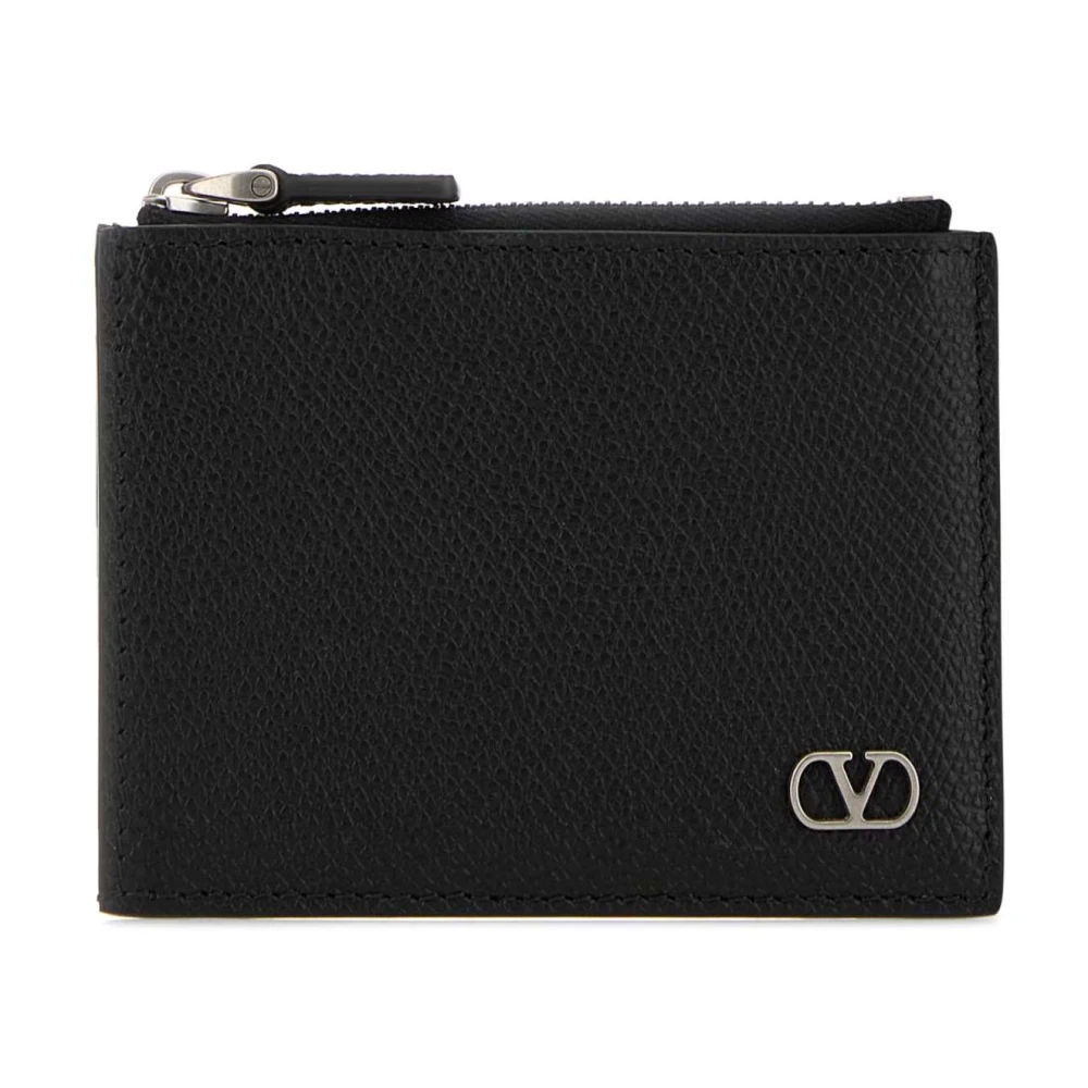 Valentino Garavani Men's Black Wallets & Cardholders, One Size, Vlogo Signature Cardholder