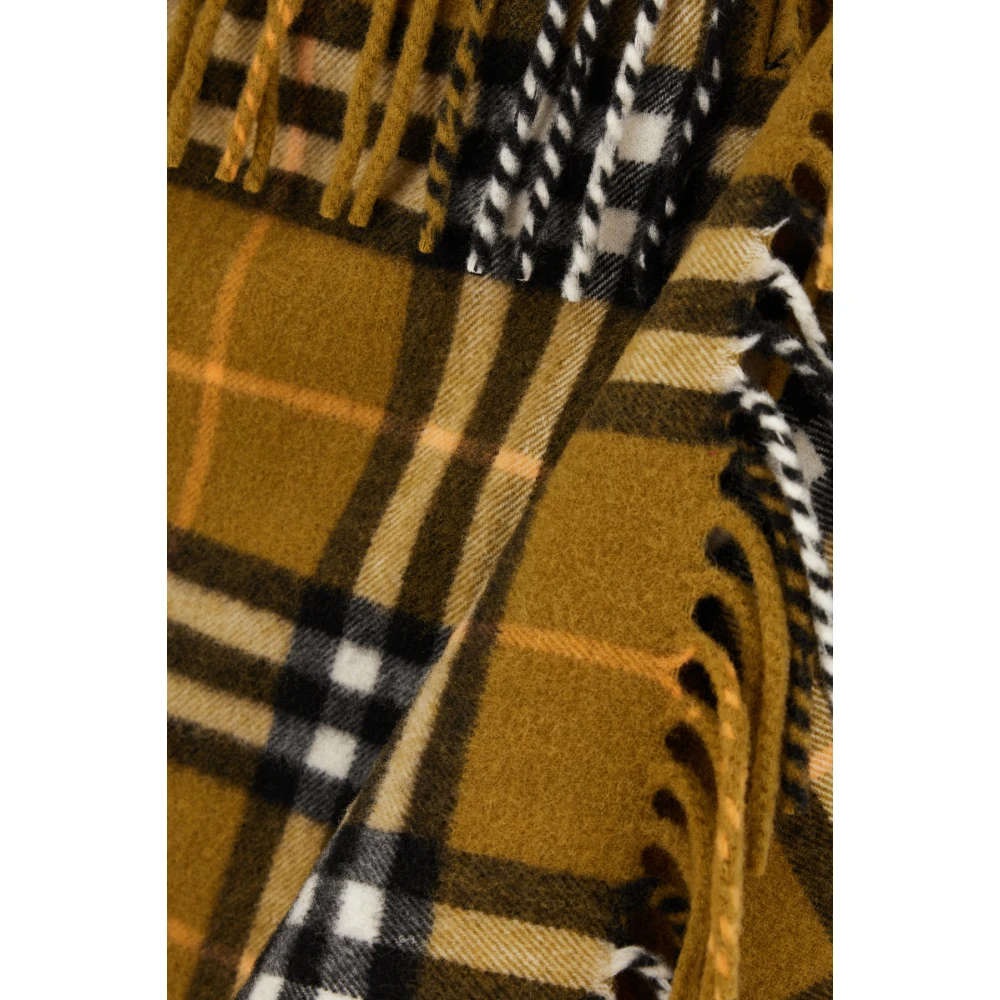 Burberry Geruite Sjaal Rok Oxide Aw24 Multicolor Dames