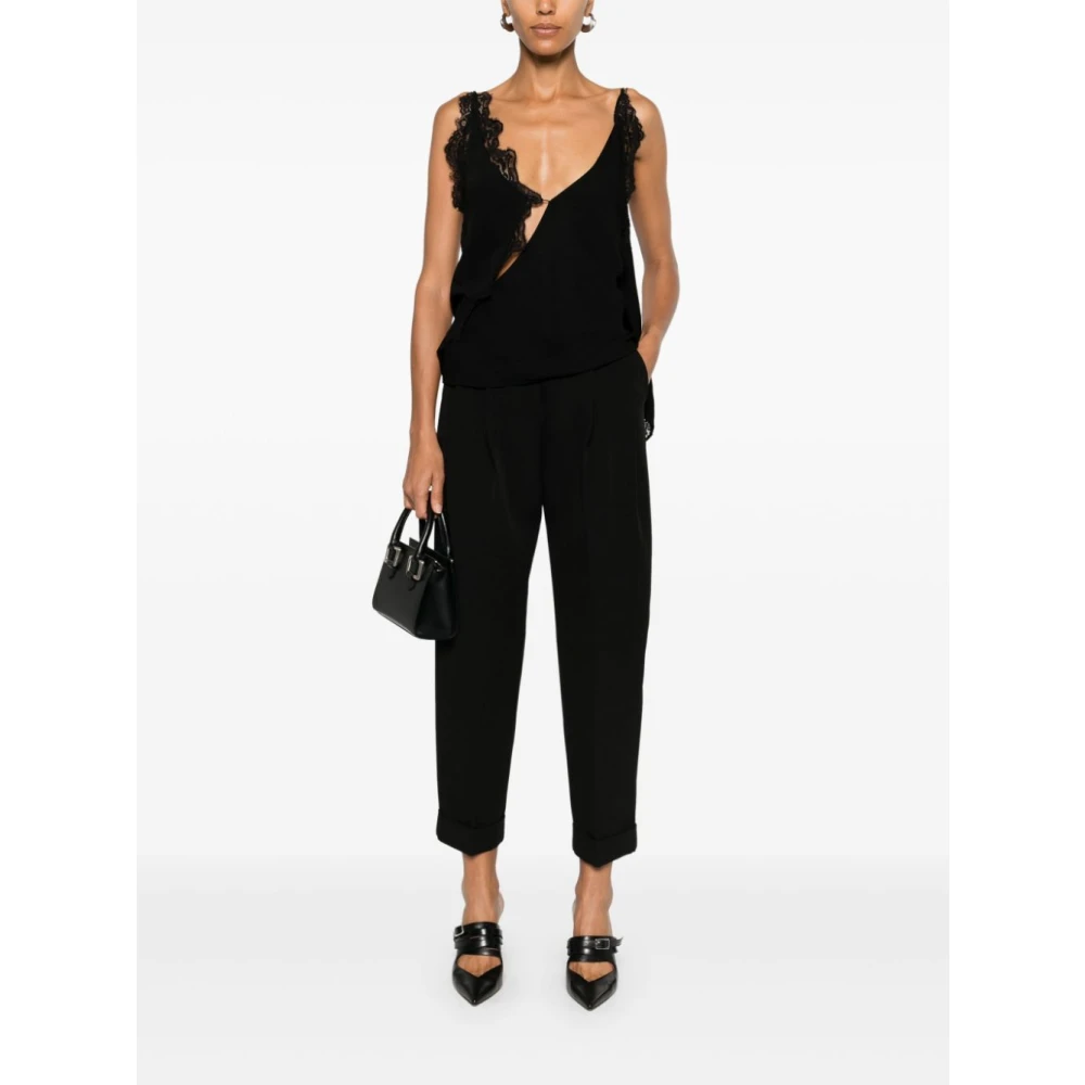 Ermanno Scervino Zwarte broek voor mannen Black Dames