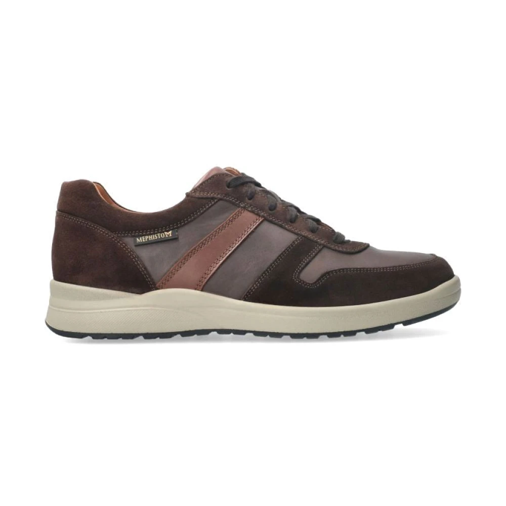Mephisto Stijlvolle Heren Sneaker Heren Schoenen Bruin