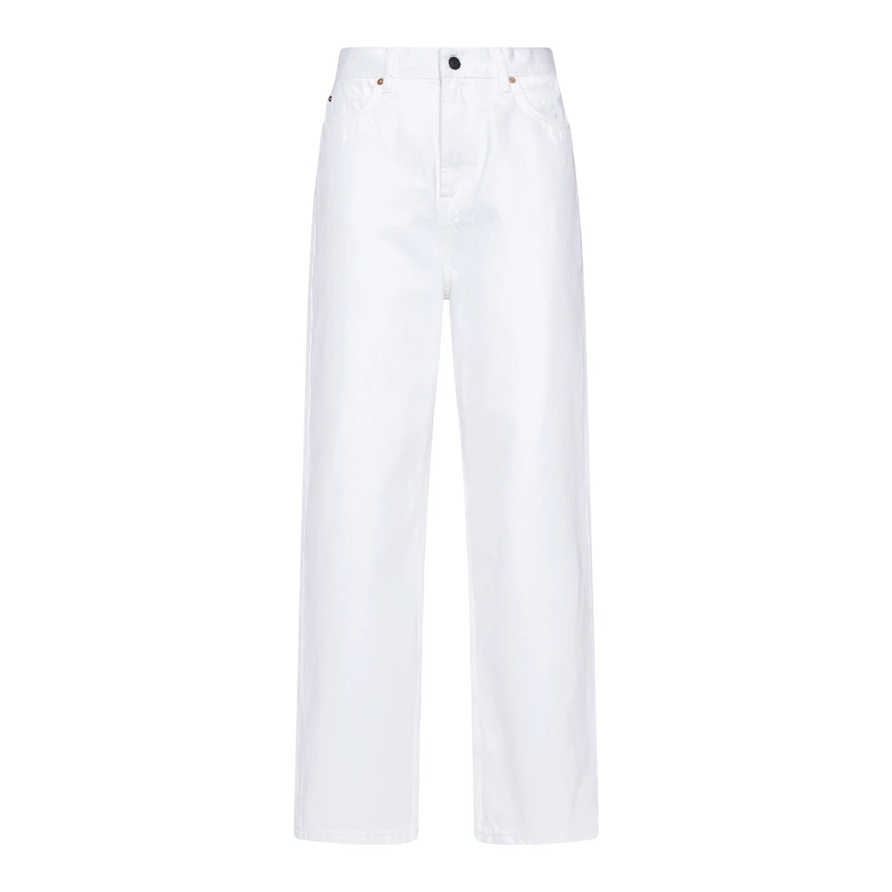 Wardrobe.nyc Witte Low Rise Jeans White Dames