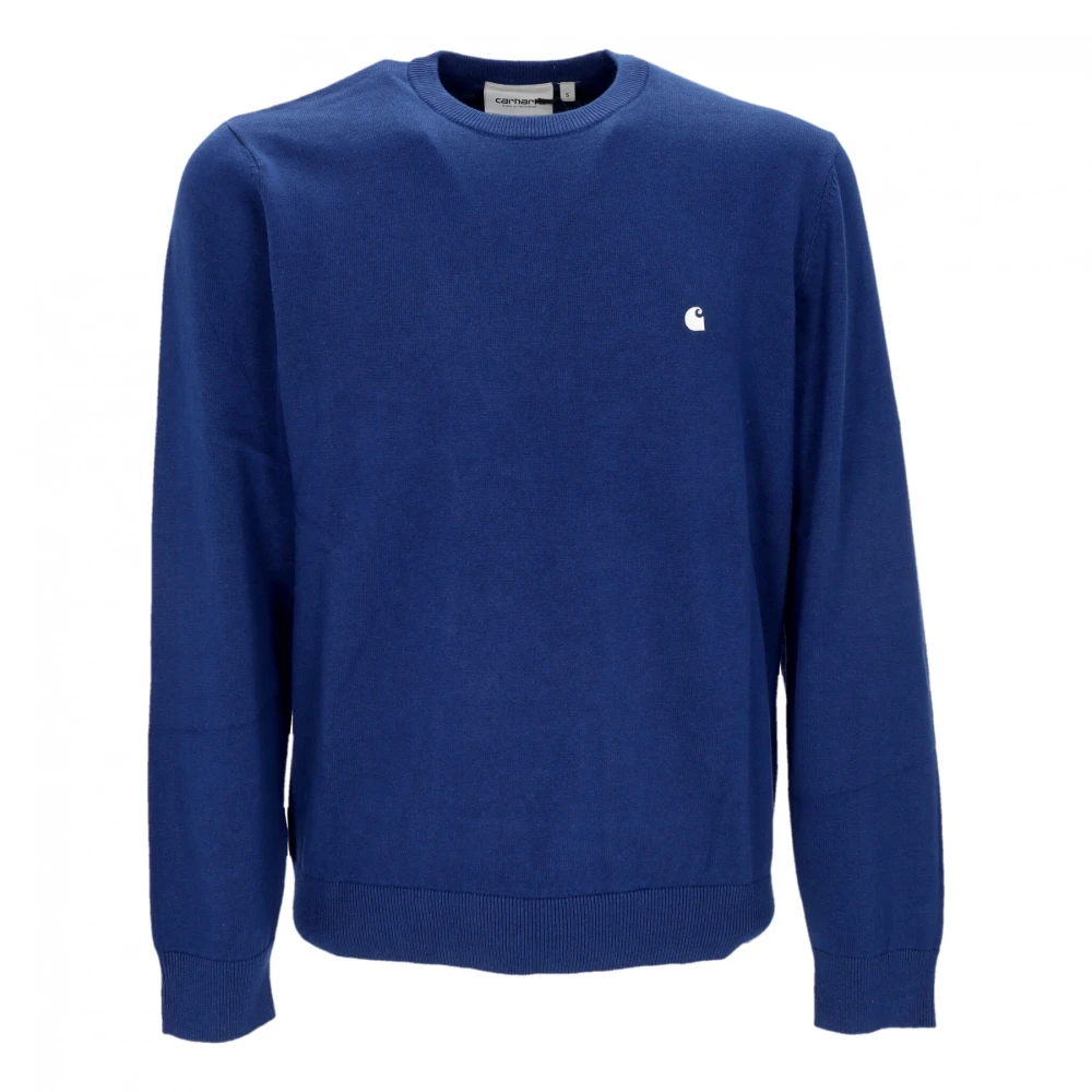 Carhartt WIP Elder Wax Streetwear Sweater Blue Heren