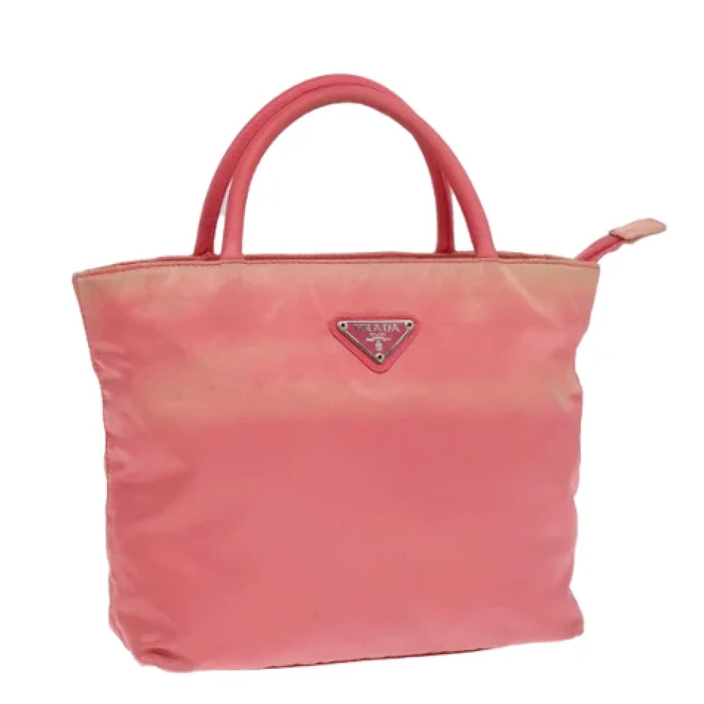 Prada Vintage Pre-owned Leather handbags Pink Dames
