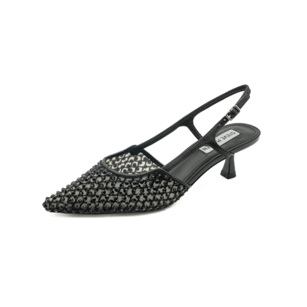 Steve Madden Women's Black Rhinestone Legacy Heels