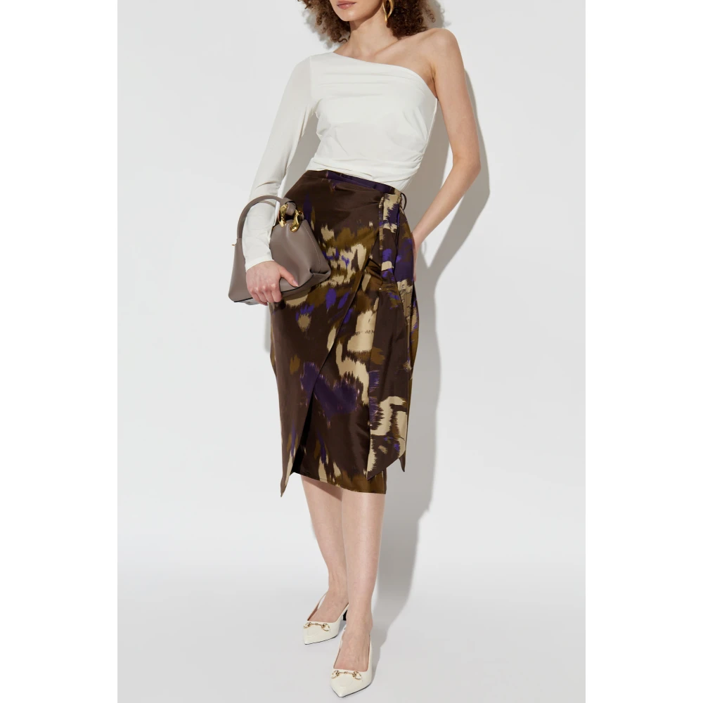 Max Mara Geplooide rok 'Dritto' Multicolor Dames