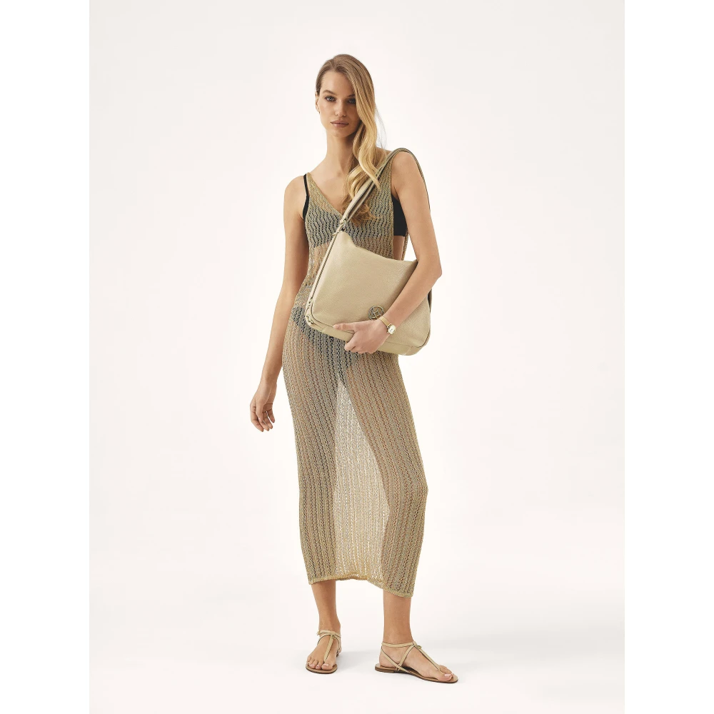 Kazar Urban leren handtas in beige kleur Beige Dames