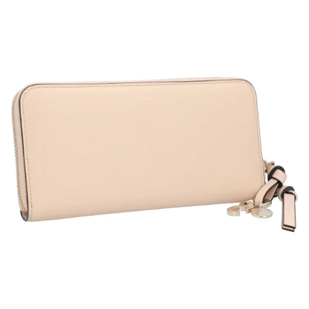 Chloé Leather pouches Beige Dames