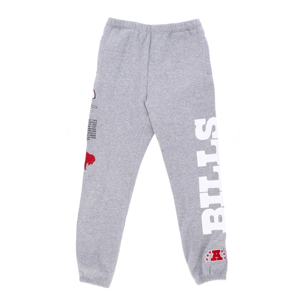 Mitchell & Ness Gray Nfl Team Origins Fleece Trousers - Male - Sweatpants - S - Trousers