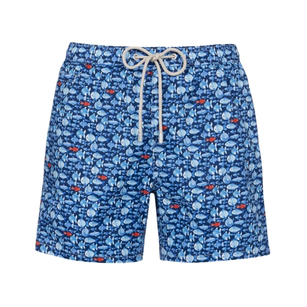 MC2 Saint Barth Polyester Zwembroek Blue Heren