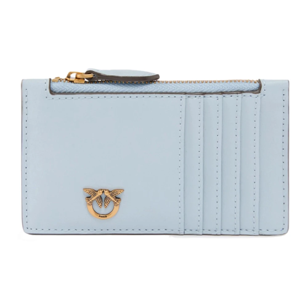 Pinko Women's Blue Wallets & Cardholders, One Size, Airone Cardholder