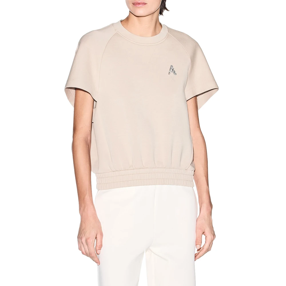 Armani Exchange Men's Beige Cotton Sweatshirt - T-Shirts - Xs - Tops
