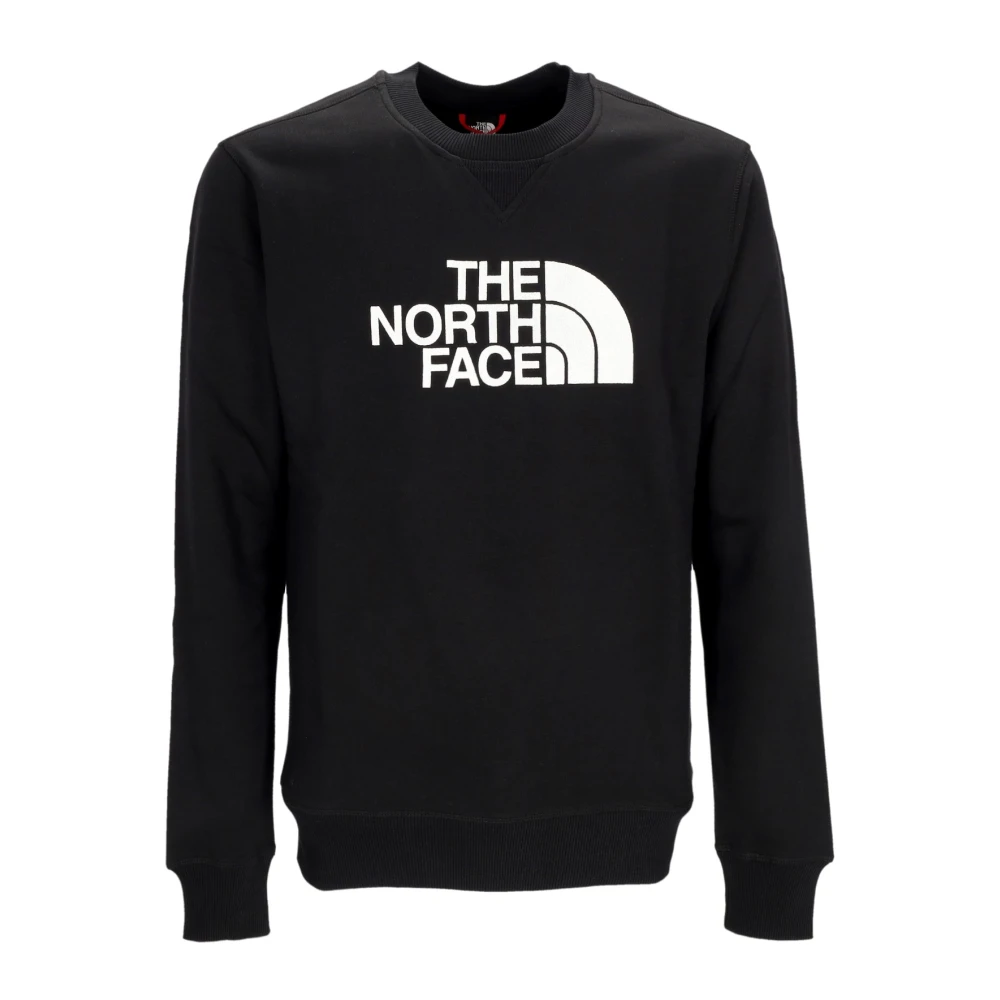 The North Face Zwart Wit Drew Peak Crewneck Sweatshirt Black Heren