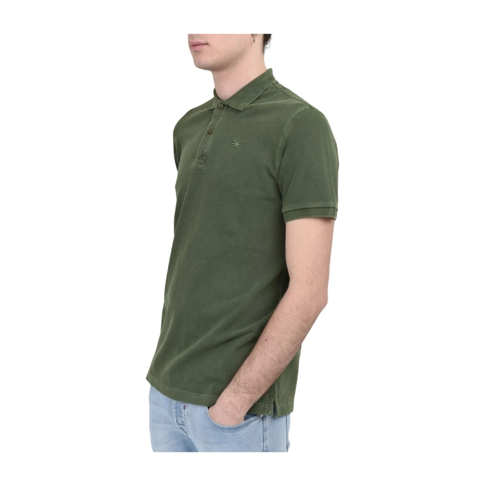 Manuel Ritz Polo Korte Mouw Green Heren