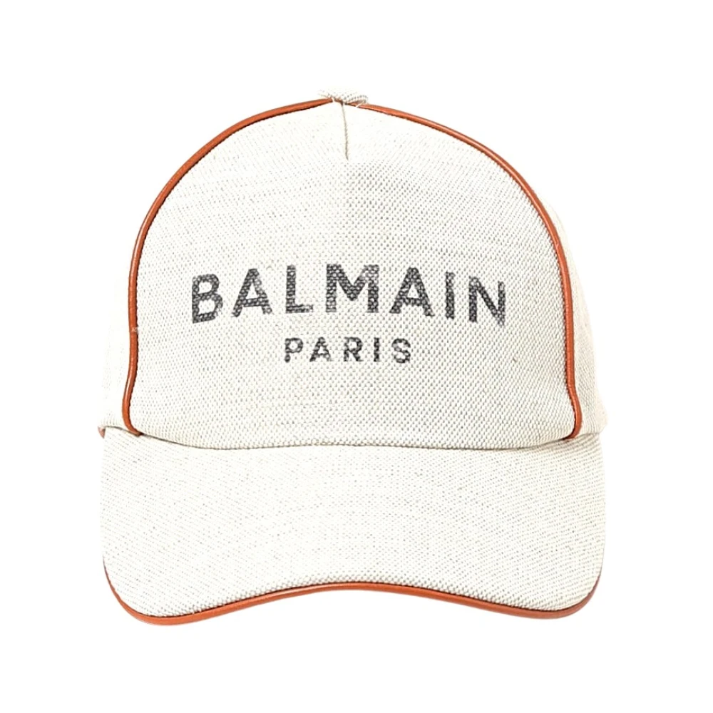 Balmain Stijlvolle Hoed voor Mannen en Vrouwen Beige Dames