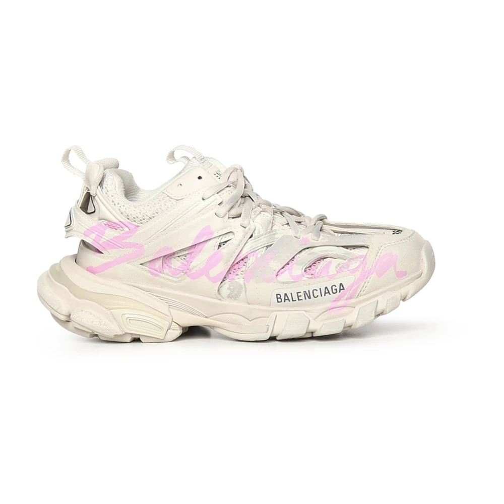 Balenciaga Track Signature Sneaker Dames Schoenen Beige