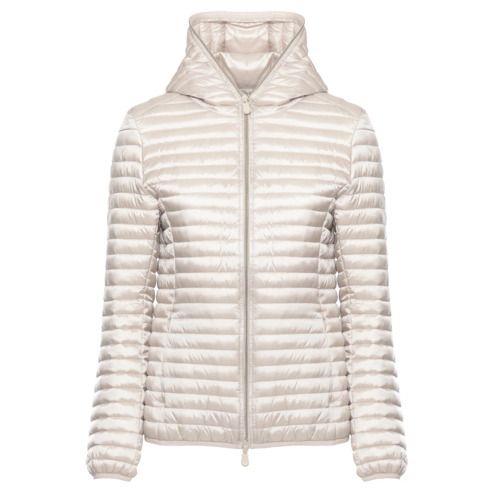 Save The Duck Women's Beige Alexis Quilted Jacket - Winter Jackets - 2XL - Jackets