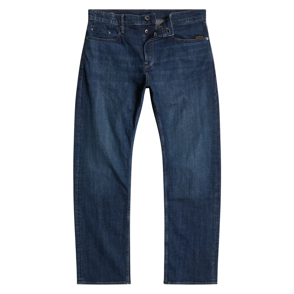 G-Star Regular Straight Fit Stretch Denim Jeans Blue Heren