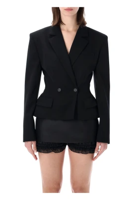 Wool Peplum Blazer