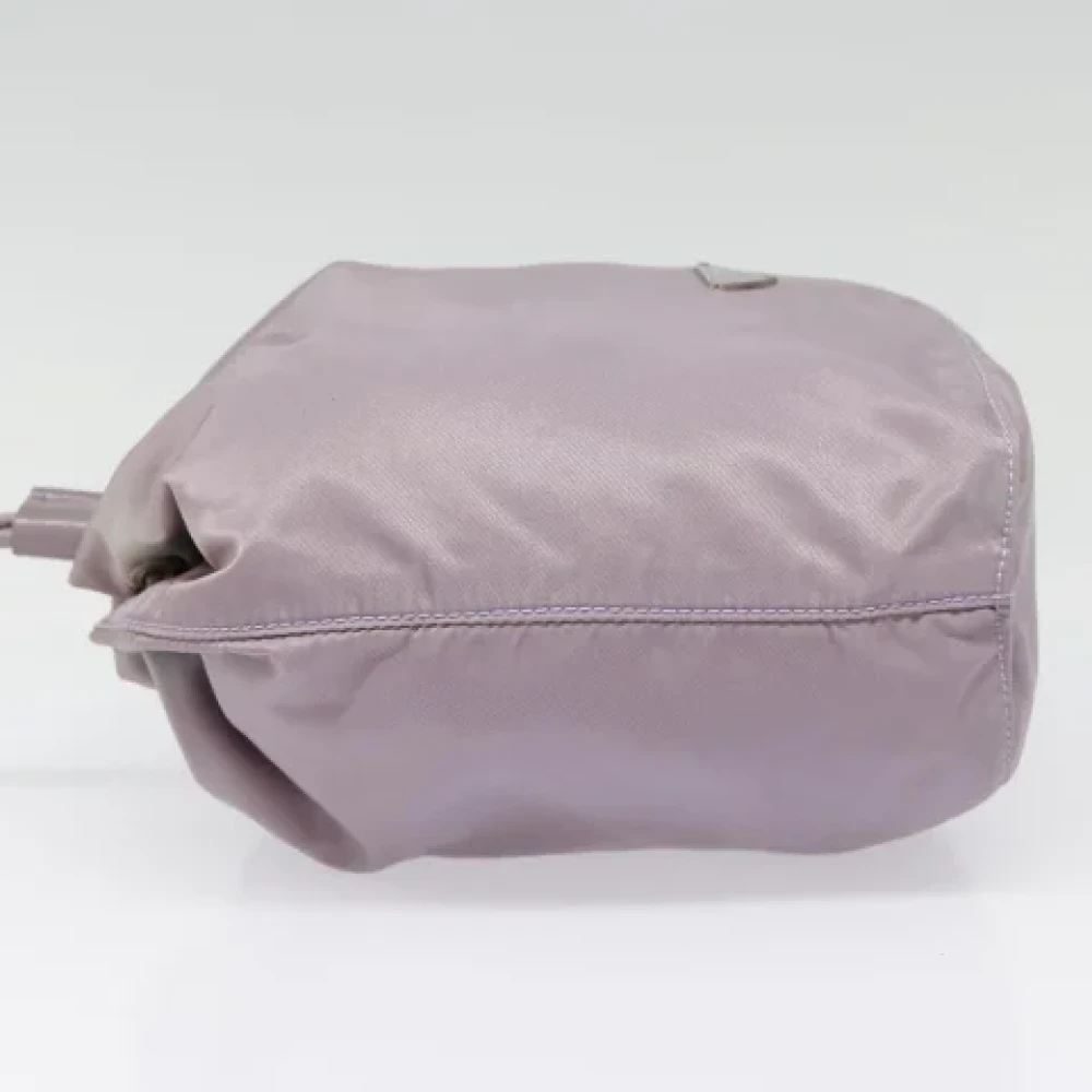 Prada Vintage Pre-owned Nylon pouches Purple Dames