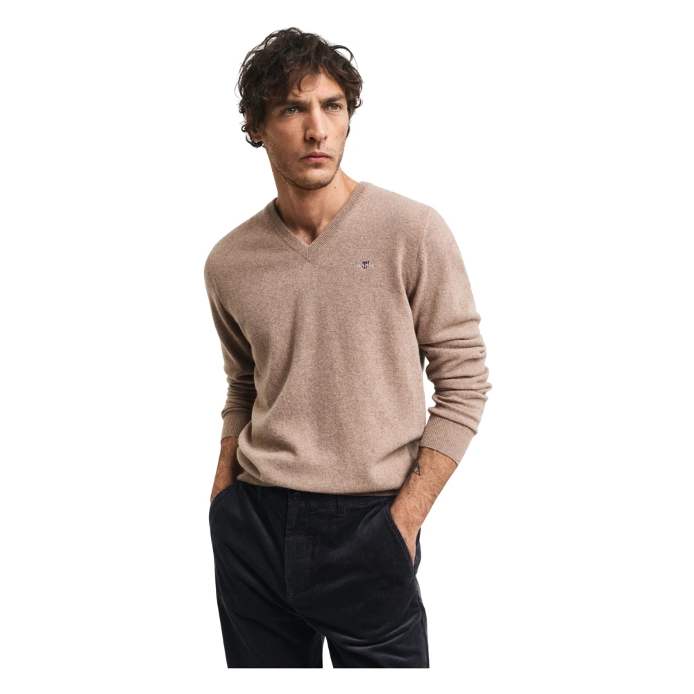 Knitwear > V-neck Knitwear - - Gant - Modalova