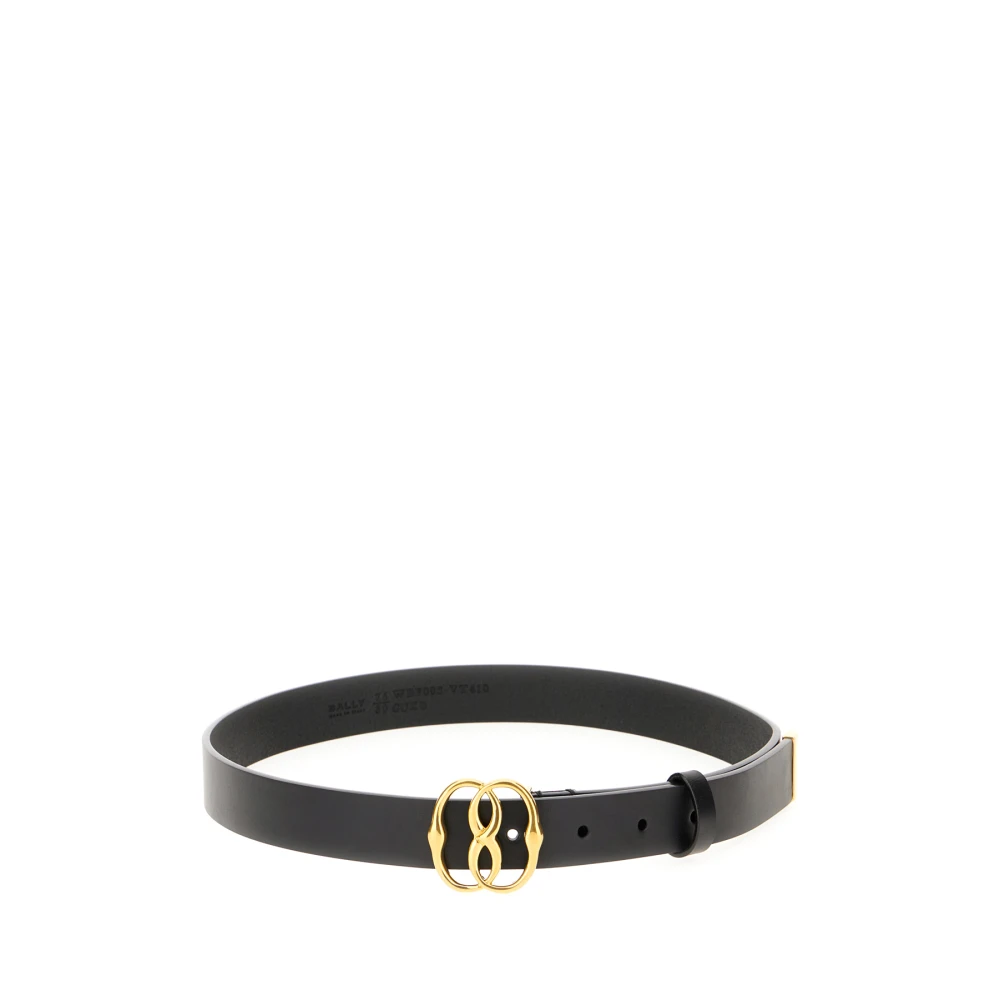 Bally Stijlvolle leren riem Black Dames