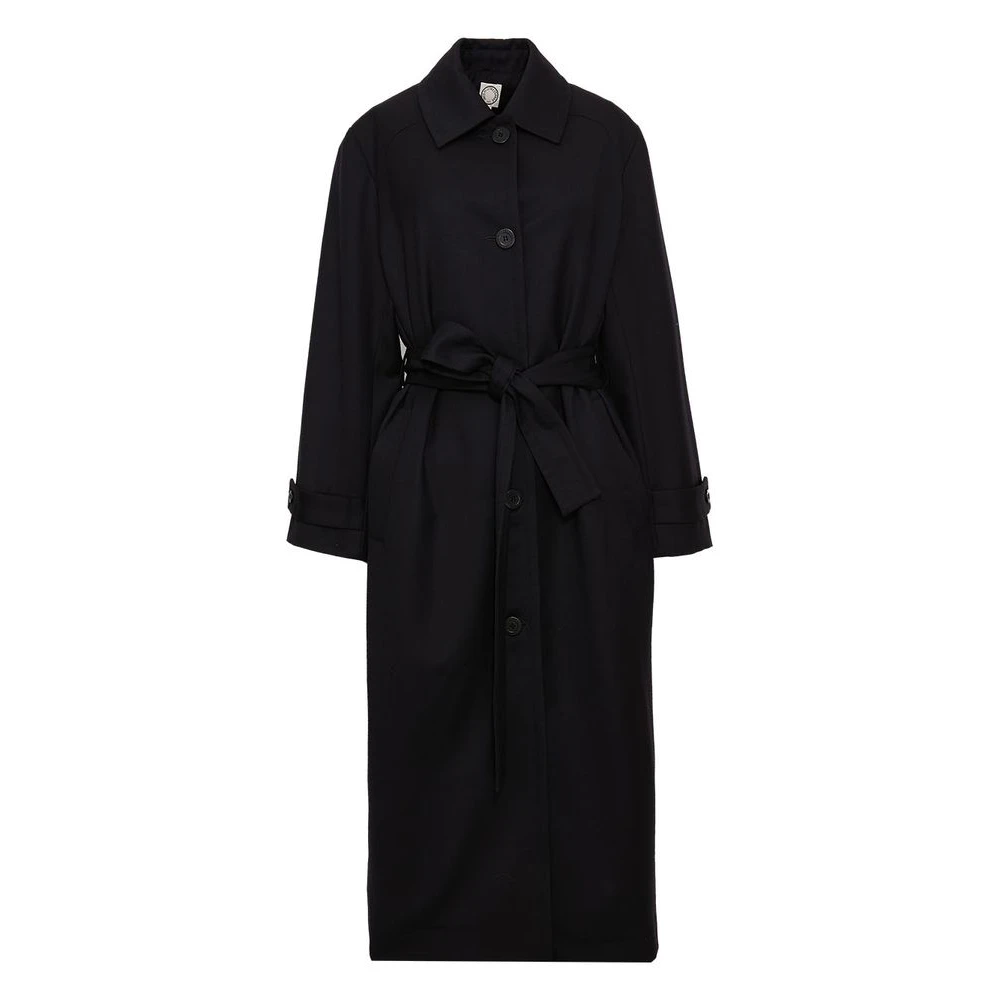Ines De La Fressange Paris Esmé jas Marineblauw wol Blue Dames