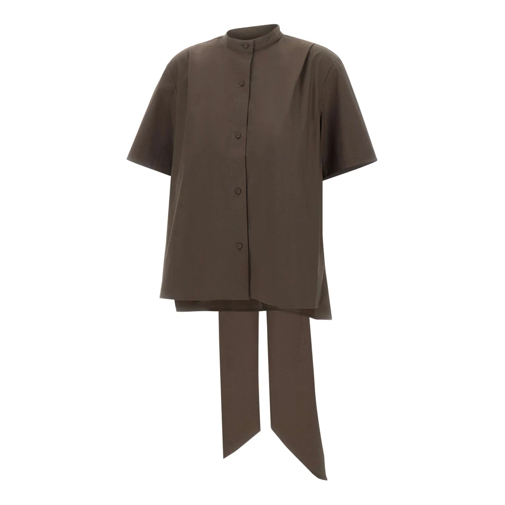 The Garment Brown Blouses, Female, Xs, Cyprus Scarf Shirt