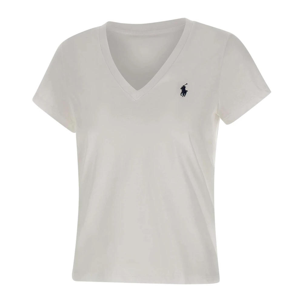 Polo Ralph Lauren Vit T-Shirts Och Pikétröjor