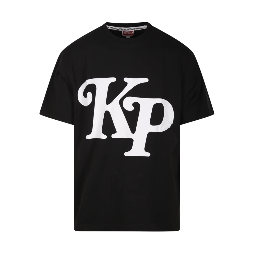 Kenzo Zwarte Verdy Oversize T-Shirt Black Heren