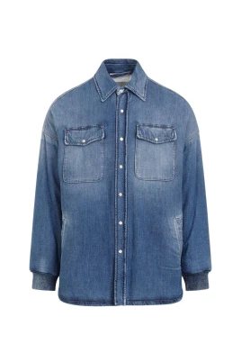 Quilted Denim Shirt