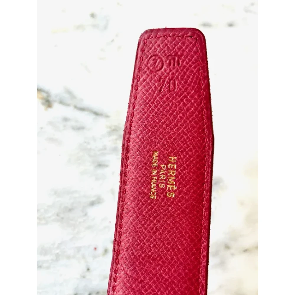 Hermès Vintage Pre-owned Leather belts Black Dames