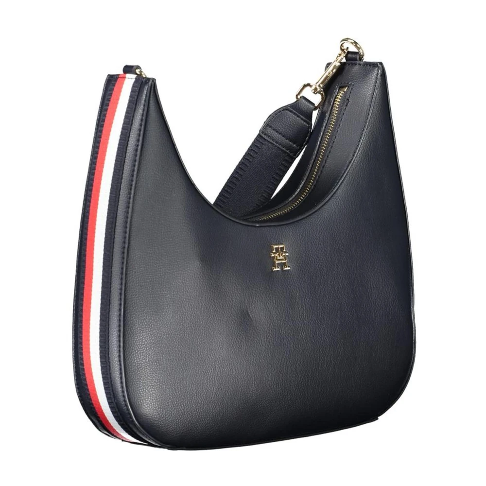 Tommy Hilfiger Blauwe Verstelbare Handtas met Interne Zak Blue Dames