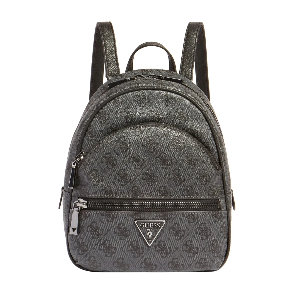 Guess Women's Black Coal Logo Shoulder Bag Handbag - Backpacks - One Size - Bags